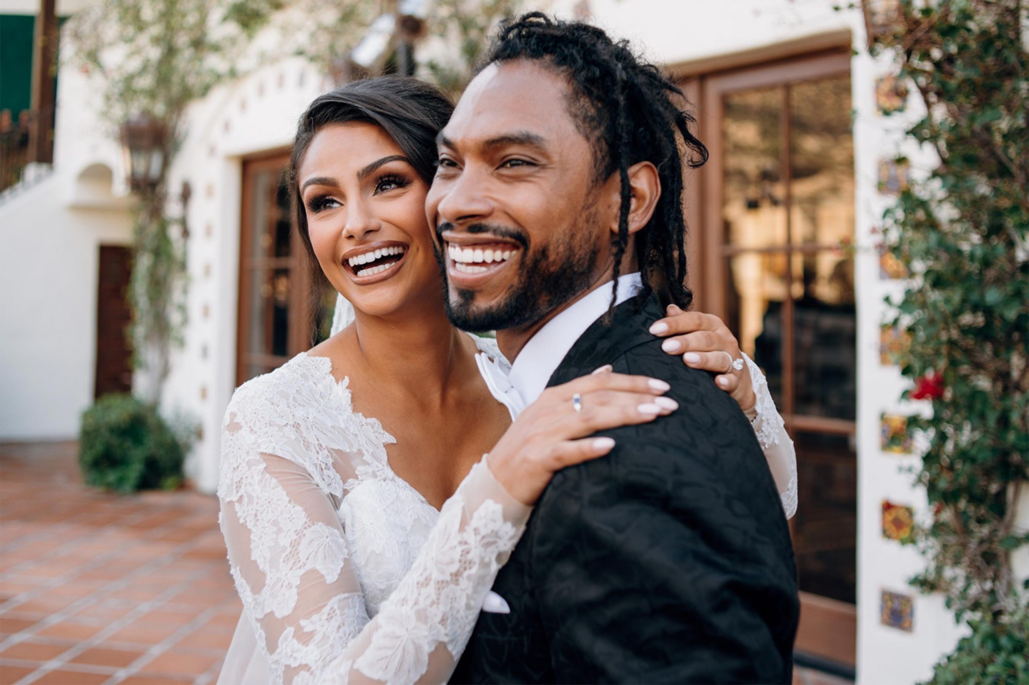 Miguel and wife Nazanin call it quits