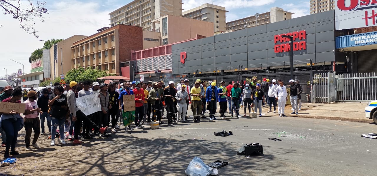 TUT students demand closure of night club following a shooting